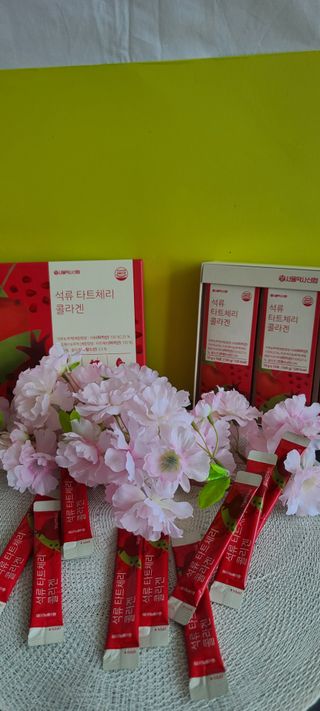 서울약사신협_석류 타트체리 콜라겐_10g x 30포 — 5점을 준 리뷰어가 2021년 7월 올린 사용 사진