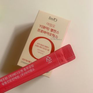 [질 유래 특허 유산균] 아임오 이너밸런스 프로바이오틱스 1박스 [30포] — 5점을 준 리뷰어가 2023년 3월 올린 사용 사진