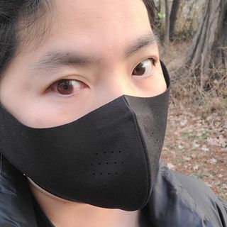 [AVAVE] 어베이브 페이스히트 스포츠 골프 방한 페이스 마스크 — 5점을 준 리뷰어가 2024년 1월 올린 사용 사진