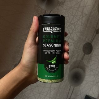 우주쿡 천연조미료 고메 프리미엄 시즈닝 6종 택1 청양고추+ /대파 /깻잎 /마늘 /생강 /표고버섯 — 3점을 준 리뷰어가 2021년 8월 올린 사용 사진