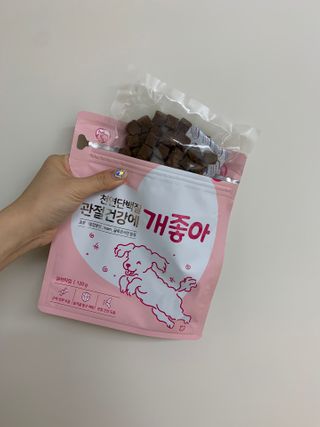 My Pet Care 천연단백질 관절건강에 개좋아 — 5점을 준 리뷰어가 2021년 3월 올린 사용 사진