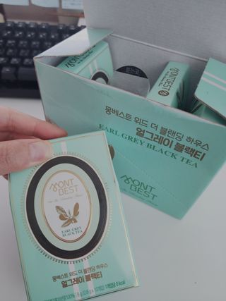 몽베스트 위드더 블랜딩 하우스 _ 얼그레이 블랙티 — 5점을 준 리뷰어가 2023년 1월 올린 사용 사진