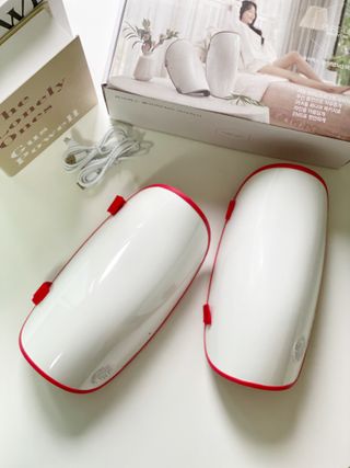 퓨어렉스 무선 종아리 EMS온열 마사지기 뷰티라인 BEAUTY LINE — 5점을 준 리뷰어가 2022년 8월 올린 사용 사진