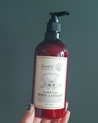 아미니 플라워테라피 바디로션  500ml 시리즈 — 5점을 준 리뷰어가 2021년 1월 올린 사용 사진