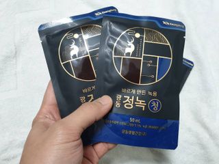 광동생활건강 [광동] 바르게 만든 녹용, 광동정녹청 — 5점을 준 리뷰어가 2021년 11월 올린 사용 사진