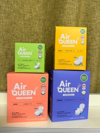 에어퀸 뉴브레스 유기농 생리대 4종 (팬티라이너 20P + 중형 10P + 대형 10P + 오버나이트 8P)_체험단 2차 — 5점을 준 리뷰어가 2024년 11월 올린 사용 사진