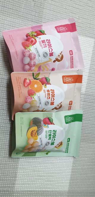 아비삭라이스볼 3종 /딸기,후르츠,단호박 — 5점을 준 리뷰어가 2021년 5월 올린 사용 사진