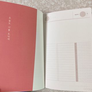응원과 위로가 필요한 당신에게  리훈 하고싶은말 스터디 플래너 — 3.5점을 준 리뷰어가 2021년 3월 올린 사용 사진