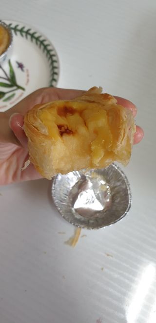 디앙뜨 포르투갈 에그타르트 오리지널 맛+패션후르츠 맛 중 택1 — 5점을 준 리뷰어가 2021년 7월 올린 사용 사진