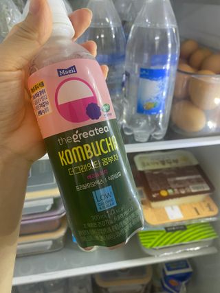 더그레잇티 콤부차 [매일유업] 더그레잇티 44kcal 콤부차 300ml *12개입 (오리지널 6개+베리리치 6개) — 5점을 준 리뷰어가 2023년 8월 올린 사용 사진