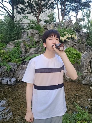 일일하우 슬리밍 플랜B 고소한 귀리맛, 진한 카카오맛 (체중조절식) — 5점을 준 리뷰어가 2023년 8월 올린 사용 사진