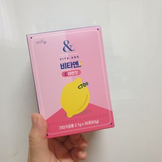 비타앤C 레몬맛, 망고맛 — 5점을 준 리뷰어가 2021년 5월 올린 사용 사진