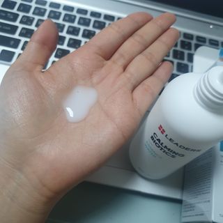 리더스코스메틱 리더스 카밍 바이오틱스 에센스 워터 — 5점을 준 리뷰어가 2021년 2월 올린 사용 사진