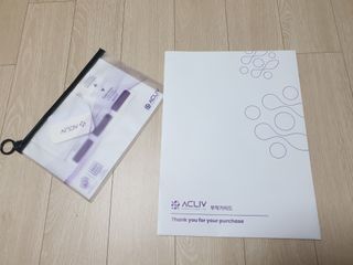 아클리브 Premium 항균 항바이러스 액정 보호필름(iPad) — 4점을 준 리뷰어가 2022년 10월 올린 사용 사진