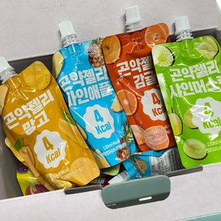 참앤들황토농원 10가지 맛, 입맛대로 스페셜하게~ 가볍게 한 포 땡! 곤약젤리 스페셜 패키지 130ml x 30포 — 5점을 준 리뷰어가 2023년 1월 올린 사용 사진