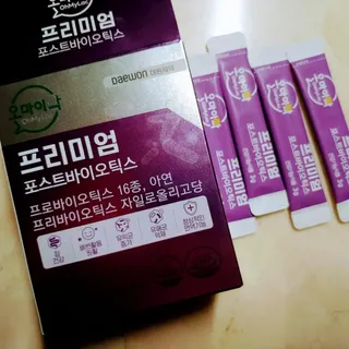 [유산균] 오마이락 프리미엄 포스트바이오틱스 30P — 5점을 준 리뷰어가 2022년 11월 올린 사용 사진