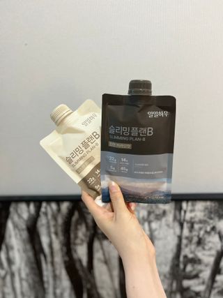 일일하우 슬리밍 플랜B 고소한 귀리맛, 진한 카카오맛 (체중조절식) — 5점을 준 리뷰어가 2023년 5월 올린 사용 사진
