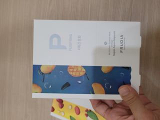 [후르디아] 골라쓰는 비건마스크팩 2종 -백년초 / 망고 — 5점을 준 리뷰어가 2021년 9월 올린 사용 사진