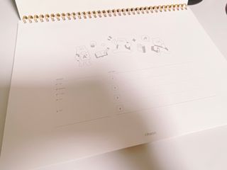 리훈 곰부 체크리스트+ 곰부 리무버블스티커 1장 — 5점을 준 리뷰어가 2021년 5월 올린 사용 사진