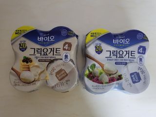 매일바이오 그릭요거트 오리지널 플레인 4개, 로스터리 커피믹스 4개 — 4점을 준 리뷰어가 2021년 12월 올린 사용 사진