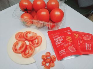 레드닥터 완숙토마토 + 통째로 동결건조한 대추방울토마토 — 5점을 준 리뷰어가 2022년 12월 올린 사용 사진