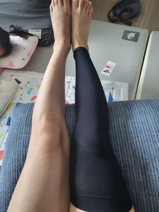 땡스마이레그 더핏X 압박밴드 허벅지확장형 — 4점을 준 리뷰어가 2022년 8월 올린 사용 사진