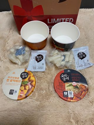 프리 [요리궁리] 타입 B (매콤,치즈,매콤까르보) 꽃떡볶이 6개입 세트 — 4점을 준 리뷰어가 2025년 2월 올린 사용 사진