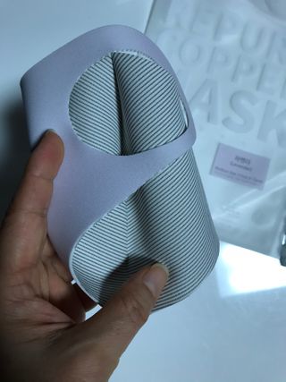 [에이블밤부] 리퓨어 쿠퍼 마스크 10color — 4.5점을 준 리뷰어가 2021년 1월 올린 사용 사진