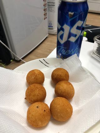 가치식탁 리얼쫀득치즈볼 — 4점을 준 리뷰어가 2021년 1월 올린 사용 사진