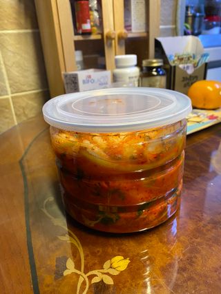 셰프애찬 알타리김치 총각김치 1kg — 5점을 준 리뷰어가 2022년 10월 올린 사용 사진