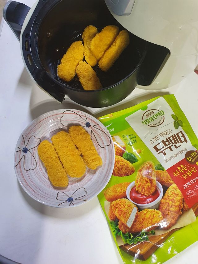 [풀무원] 식물성고기_두부크럼블덮밥소스3종, 두부텐더 리뷰 사진