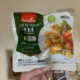 굽네몰 굽네 닭가슴살 큐브 3종 9팩 — 5점을 준 리뷰어가 2021년 11월 올린 사용 사진