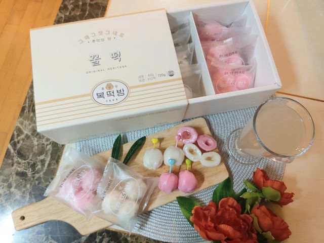 레트로 3총사 꿀떡 세트 리뷰 사진