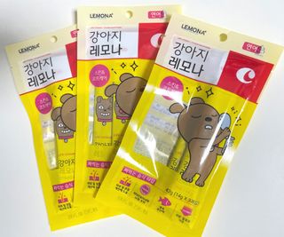 [레모나] 강아지 레모나 강아직 영양 간식 4종 택 1 — 5점을 준 리뷰어가 2023년 12월 올린 사용 사진