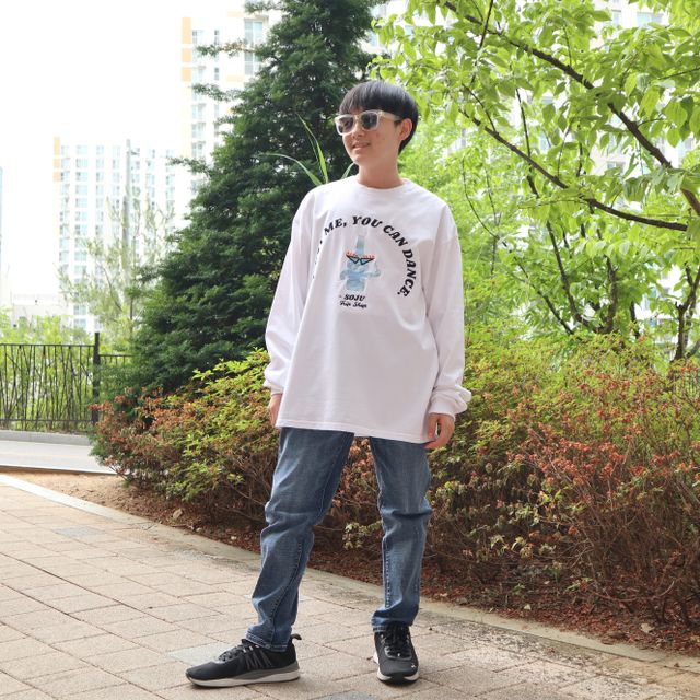소주자수 긴팔 T셔츠 리뷰 사진