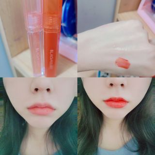 [블랙루즈]하프앤하프틴트 10종 中 택1+랜덤1 — 5점을 준 리뷰어가 2021년 2월 올린 사용 사진