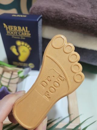제이제이바이오 닥터풋 허브발비누 — 5점을 준 리뷰어가 2022년 1월 올린 사용 사진