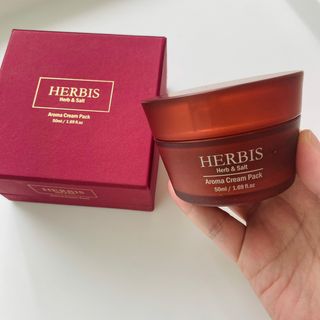 약손명가코스메틱 헤르비스 아로마 크림팩 50ml — 4.5점을 준 리뷰어가 2021년 5월 올린 사용 사진