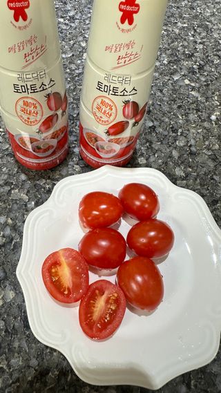 레드닥터  대추방울토마토 + 매콤새콤달콤 레드닥터 토마토 소스 — 5점을 준 리뷰어가 2022년 12월 올린 사용 사진