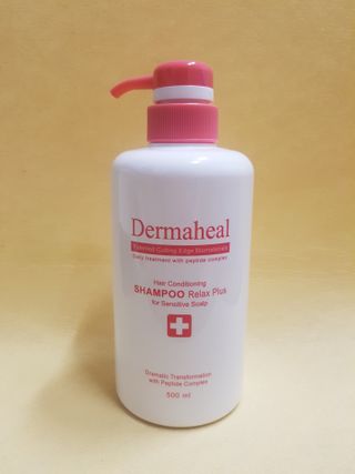 더마힐 헤어 컨디셔닝 샴푸 릴렉스 500ml — 3점을 준 리뷰어가 2021년 1월 올린 사용 사진