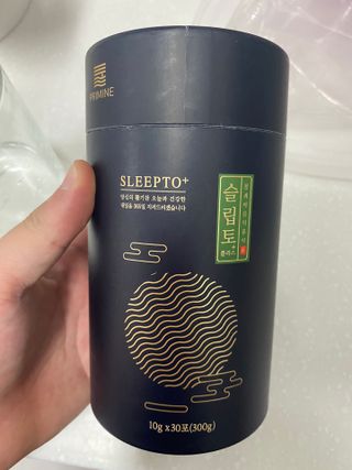 프리마인 자체 기업부설 연구소에서 찾아낸 건강한 수면의 비밀.  슬립토 플러스 30포 — 4.5점을 준 리뷰어가 2021년 9월 올린 사용 사진