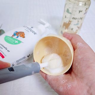 에티튜드 천연 젖병세정제 무향 700ml 1종 주방세제 EWG올그린 순한 비건 세제 — 5점을 준 리뷰어가 2022년 8월 올린 사용 사진