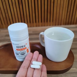 프리마인 성큼다가온 봄, 이너뷰티를 챙겨야 피부도 화사하게, 컨디션도 활기차게. 흡수율을 높인 고효율 비타민. — 4점을 준 리뷰어가 2022년 8월 올린 사용 사진
