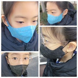 [케이퓨리] 케이퓨리 항균 구리마스크 15매 (대형/중형/키즈) — 5점을 준 리뷰어가 2023년 1월 올린 사용 사진