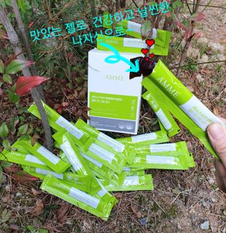 아므_이너뷰티 아므 젤리 컷 그린 씨드 10개입 — 5점을 준 리뷰어가 2021년 3월 올린 사용 사진