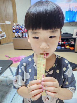 다나음 셀렌에 빠진 아연면역젤리 열대과일맛+사과맛 — 5점을 준 리뷰어가 2023년 7월 올린 사용 사진