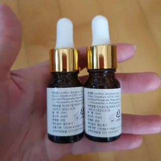 랑팡 EGF+FGF 10ppm 리포좀 앰플 원액 10ml — 5점을 준 리뷰어가 2021년 10월 올린 사용 사진