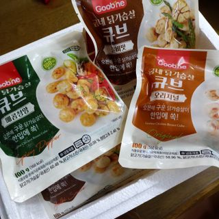 굽네몰 굽네 닭가슴살 큐브 3종 9팩 — 5점을 준 리뷰어가 2021년 12월 올린 사용 사진