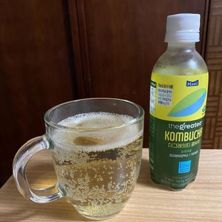 더그레잇티 콤부차 [매일유업] 더그레잇티 44kcal 콤부차 300ml *12개입 (오리지널 6개+베리리치 6개) — 4.5점을 준 리뷰어가 2023년 7월 올린 사용 사진