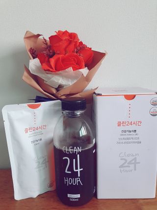 클린24시간 1BOX(5포) + 전용보틀(500ml) — 5점을 준 리뷰어가 2023년 6월 올린 사용 사진